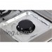 OVT 40 Pcs Aluminum Foil Square Gas Burner Disposable Bib Liners Stove Covers - B07FCT99P1